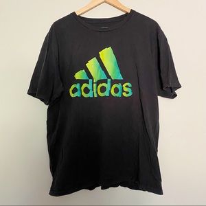 Green Adidas Logo Top